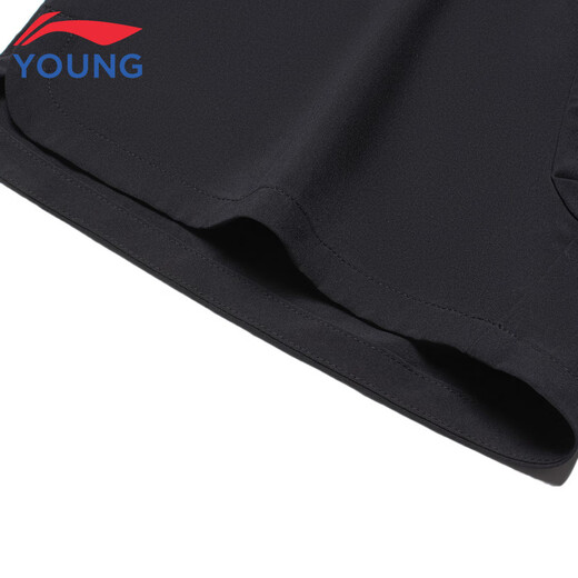
Li Ning (LI-NING) children's clothing children's sports pants for girls, small and big children's quick-drying reflective logo training unrestrained shorts 160YKSV232-1