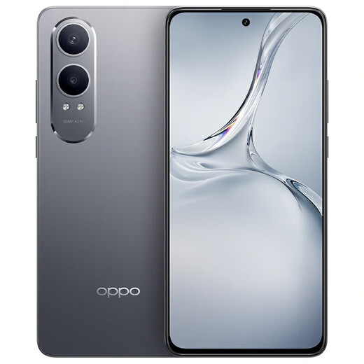 OPPO K12 plus 6400mah großer Akku, Snapdragon 7-Flaggschiff-Kern der dritten Generation, 120-Hz-Augenschutz 5G Gerade Bildschirm-Mobiltelefon, OPPOK12-Serie, Titanium Sky Gray [K12X Snapdragon 695] 8 GB+256 GB