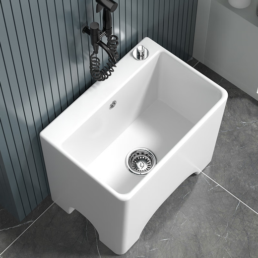 Balcón Panizhe Pool de cerestería de cerámica de alta pie Gran piscina de cuatro pies Baño para el hogar del hogar pequeño Pier Wys12157x40x41 Single Pool Conjunto de puerta a puerta Entrega de puerta a puerta