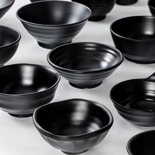 Metamine Tableware Arroz Tazón pequeño Catering Hotel Sopa especial Tazón de sopa caliente Agua de mueca Ingredientes Pequeños Dipping Seasoning Bowl W1506 Half Box 50