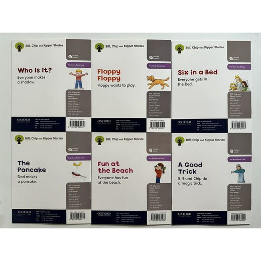 Version des englischen Oxford Oxford-Wertungslesensgeschichte Kinderaufklärung Englisch Level 1-8 Level 1-2 zufällige 12 Bücher (6*86*12 Seiten)