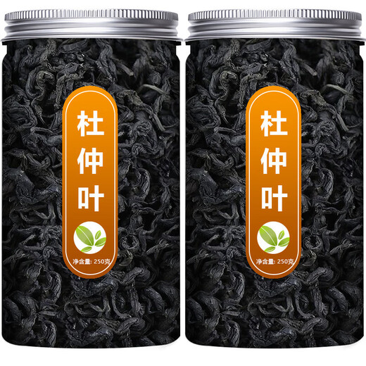 Peking Tongrentang Rohstoff Eucommia Blatttee, in Wasser und Getränk Eucommia Blatttee 500 g eingeweicht werden, kann mit Gynostemum Blue Robu Ma Tea [Large Jar] [3 Jars] Eucommia -Blatt (Qingqianliu) 250g*3 3 -Jars abgestimmt werden.