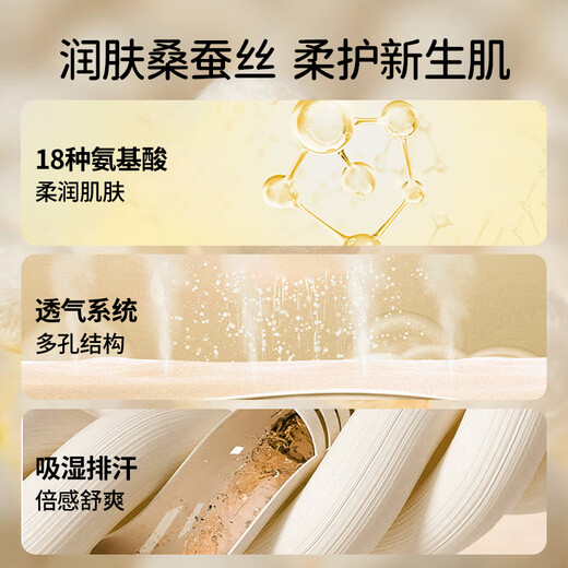 OUYUN baby anti-jump sleeping bag swaddle spring and summer silk gauze swaddle baby Unicorn Garden 80x35