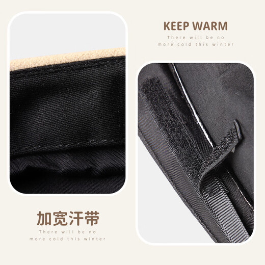 MINISO Hat Women's Autumn and Winter Simple Casual Versatile Face Showing Small Fashion Retro Women's Beret Brown