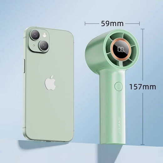 Rong Hengde Dog Hair Hair Dryer Pet Bichon Special Facial Hair Dryer Mini Silent Handheld Wireless Gray Three-speed Wind Speed 4000mA Natural Wind Temperature