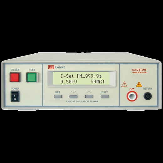 Lanke Blue Light Isolationswiderstand Tester LK2679E/LK2679A Programmsteuerung Desktop -Isolationswiderstand Messung Messgerät LK2679E1000V/100G/Programmsteuerung