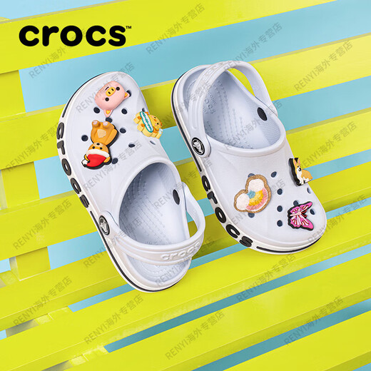 Crocs (Crocs) Zapatos de agujeros para niños zapatos de playa para niños y niñas para zapatillas para bebés Flagnship, color azul oscuro -azul -410 24 C7 (140 mm)