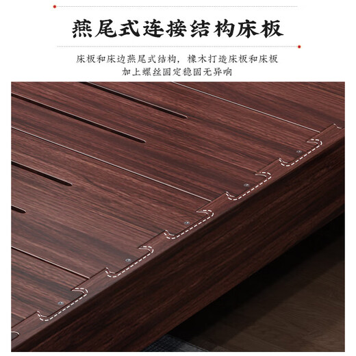 Nanzhu NUEVA Cama de madera maciza china 1.8m Doble Master Camino Soft Bande Camino de Madera de Madera Solidal Full Wothil Camada 9903#