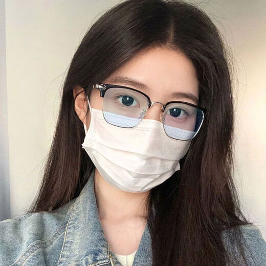 红绿高清色盲色弱眼镜 看色盲图谱开车日常佩戴 色盲色弱矫正改善 黑银框【双面镀膜近似透】 0度平光镜【送镜盒+布+测试卡】
