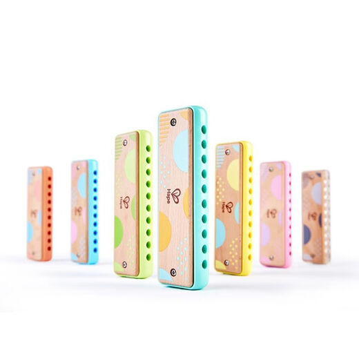 Hapehape Kinder Blues harmonica tragbare Jungen und Mädchen Baby Orgel Baby Holz Puzzle Blues harmonica verstärkt
