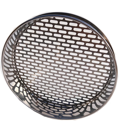 Qiermei sieve stainless steel long hole sieve peanut seed sieve corn seed sieve soybean sieve sample sieve long hole sieve diameter 30 cm