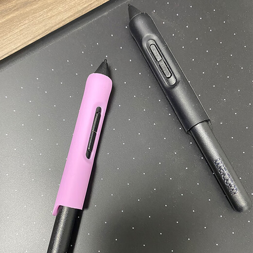 Heguan original WACOM pressure-sensitive pen anti-fall cover CTL472 672 6100 CTH690/PTH660 bold grip Red pen grip DTC133/DTC121/D