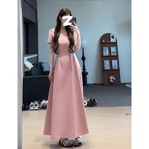 Garnuo Robe blanche pour les femmes en été 2025 Nouveau style Break Tempérament français Robe minceur de taille mincer