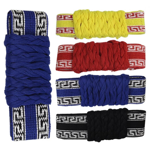 Practicing belt, dance belt, opera band, martial arts children's skills, men's and women's special protective belt for Peking Opera, strap for dancing, black, upgraded model - teacher recommended