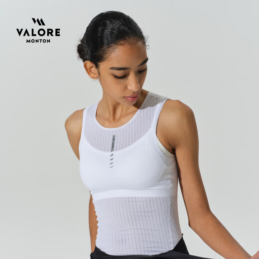 VALORE MONTON Yuedong quick-drying breathable inner layering shirt AOE cycling sportswear professional vest sweat-absorbent top for women Yuedong white women's inner layering vest M