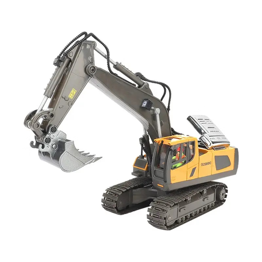 
Remote control excavator alloy remote control vehicle excavator remote control engineering vehicle dump truck children's toy bulldozer 258-15 alloy excavator (eight channels) 1049