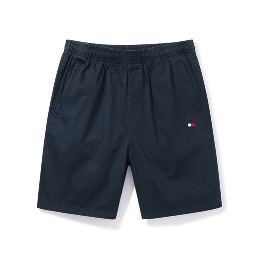 Tommy Bull (Tommybull) Tommy Tommy Summer Pure Cotton Five Cut Shorts Casual und All-Match Loose Beach Hosen Herren trendy 9215 Dunkelblau Farbe + 9215 Blau M (vorgeschlagen 100-120 Jin [Jin gleich 0,5 kg]))