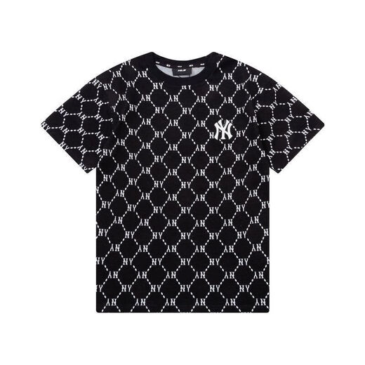 MLB couples' old-fashioned T-shirt casual short-sleeved same style 2024 summer new T05 DT-9923 khaki S