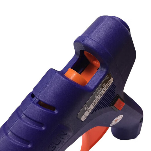 Heißklebepistole für die Montage von Computerwerkzeugen/geeignet für die Computermontage, handgefertigt, DIY, geeignet für 11 mm Heißklebestift/80 W große Klebepistole blau, gratis 5 Klebestifte 80 W Klebepistole