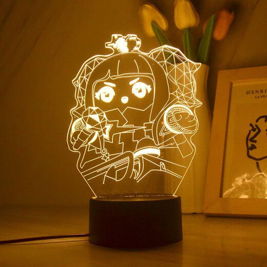 Xingtang Danzi Party Atmósfera periférica luces Baker modelando luces nocturnas coloridas al lado de la cama para enviar a los niños 3899-2 Baker Cracked Remote Control 16 Color de regalo Embalaje