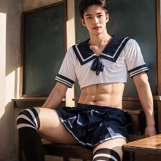 Men's sexy pajamas couple stimulation attack speed shirt underwear male and female cos clothing transvestite thong sexy clothes bondage men's underwear sexy private fun couple flirting pajamas sexy uniform