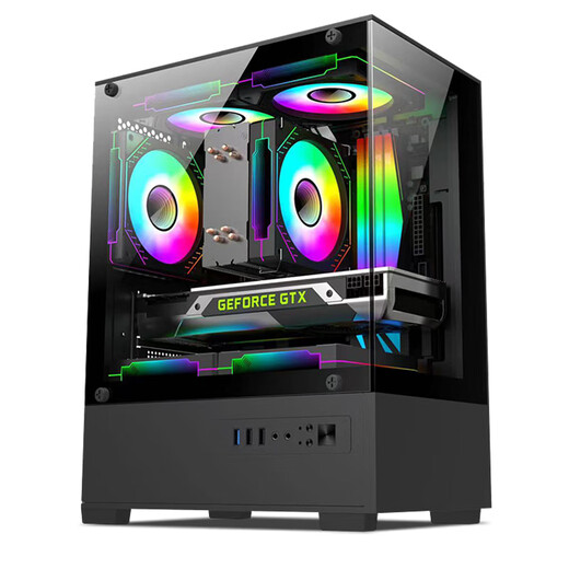 Five Color Fish 14th Generation Core i5-14450HX 16G 512G Solid State 4G Independent Display Office Commercial Home Game Desktop Computer Desktop Computer Host Complete Set