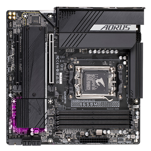 AMD锐龙9950X3D/9900X3D/9800X3D/9700X/9600X 搭技嘉B850 B650小雕/冰雕/电竞雕/迷你雕 主板CPU套装 技嘉B650M AORUS ELITE 小雕 R5