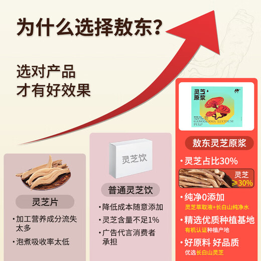 敖东灵芝原浆30袋*9盒高浓缩饮液滋补品送礼长辈礼物非孢子粉孢子油