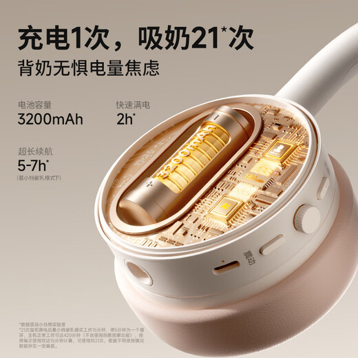 小白熊SnowBear吸奶器 免手扶电动全自动按摩便携挂脖式 双边挤奶器3058IIPro