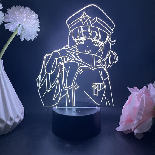 Pretty photo shoots and dreams of becoming a magic girl figure USB night light dance Shina Duna Kelis Tenkawa Kaorko anime 4877 Tenkawa Kaorko black background 16 colors + remote control + usb + battery compartment