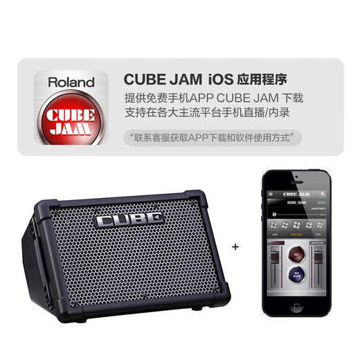 Roland CUBE-Street EX speaker outdoor roadshow portable playing and singing electric blowpipe electric guitar outdoor playing and singing sound CUBE-STEX + portable trolley bag + Shure SM58S