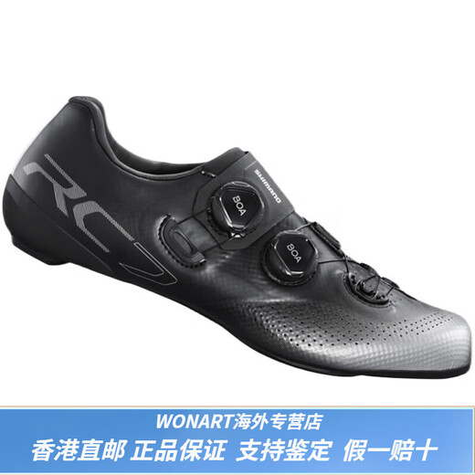 SHIMANO禧玛诺RC502 RC702 RC703公路锁鞋 骑行鞋男女半码宽版碳底自锁 RC703白色 有防伪 40