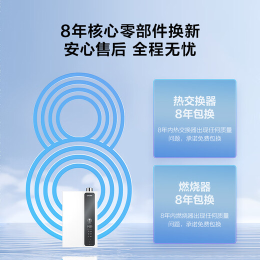Haier produces Commander 16-liter gas water heater natural gas OCC door-to-door installation with first-class energy efficiency, national subsidy, household constant temperature variable frequency energy-saving fast heating 16LN3DU1