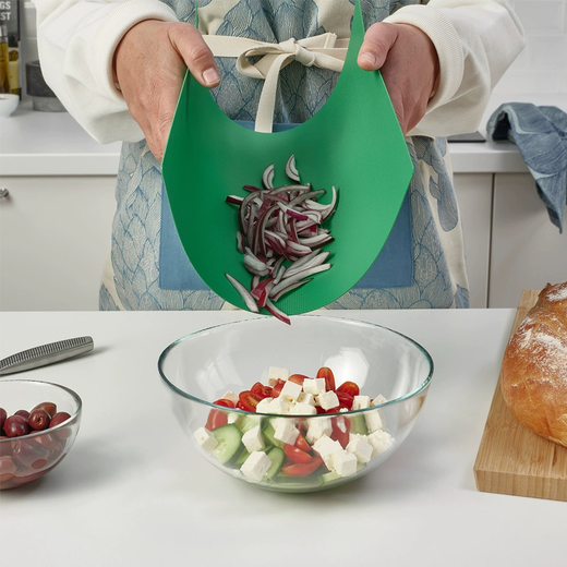 宜家（IKEA）FINFORDELA芬福迪拉可弯曲式砧板防滑安全使用现代简约 绿色/亮绿色28x36cm