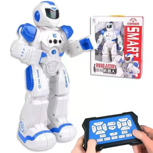 Hengzhongyi Intelligente Fernbedienungskontrolle Roboter Roboter Spielzeug frühe Bildung Gesang der Geste Erkennung Kinderspielzeug Deluxe Version Geschenkbox Roboter rot