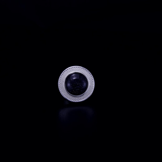 
ShiJUN (SHIJUN) retro men's brooch deep blue dark blue artificial starry sky stone collar pin suit suit pin brooch silver collar button XZ33 starry sky stone brooch cufflink set