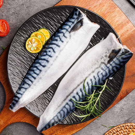 Megaga Norwegian mackerel fillets, net weight 2Jin Jin equal to 0.5kg (8-10 pieces) individually packaged, head, tail and dirt removed