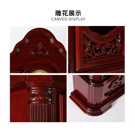 Yilisidu German quality clock new living room floor clock Hemler movement European mechanical clock northern vertical clock Chinese style 9922 North Star 31-day movement 14 inches