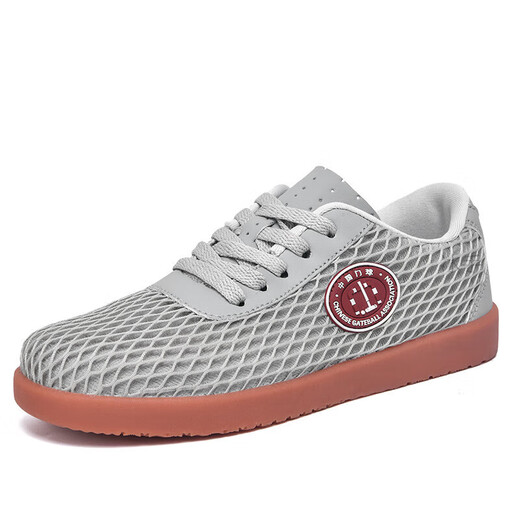 Zapatos especiales para juegos de pelota de puertas, zapatillas de deporte de puertas genuinas cuero sin deslizamiento de verano hombres y mujeres transpirables bolas de puertas de borde recto, estilo de malla de seda de hielo blanco [5266] 39