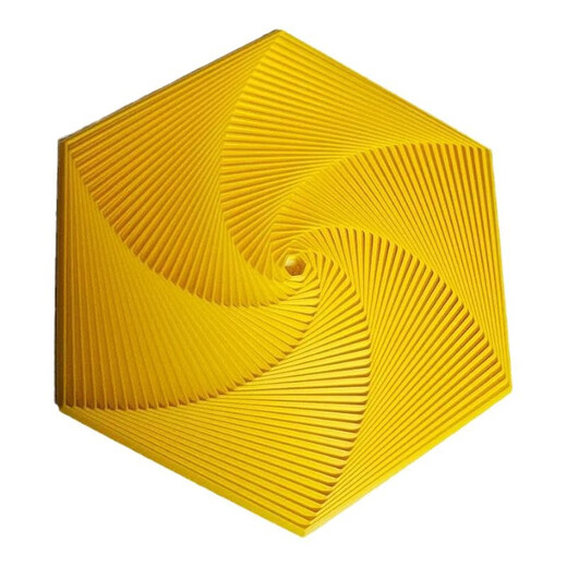 MPPMCK3D Impression hexagonale Spirale Tour magique Illusion en tridimensionnel Rotation Décompression Artefact Créatif Touet Cadeau Ornements Hexagonal Décompression Artefact Large Taille [Vert violet bleu] Diamètre diagonal d'environ 7 cm