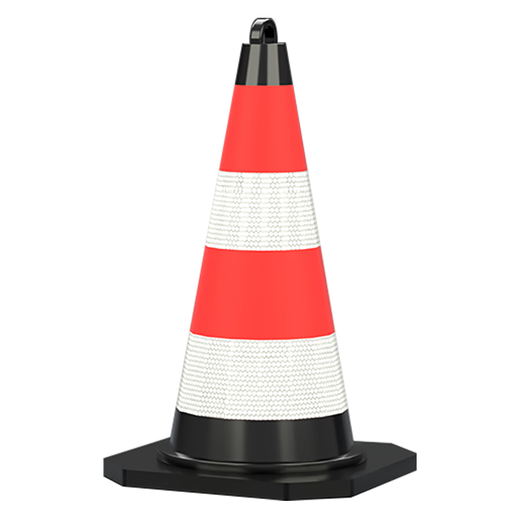 Mainotchi rubber and plastic road cone barrel round reflective warning parking construction roadblock pile ice cream cone warning sign 70 styles with ring