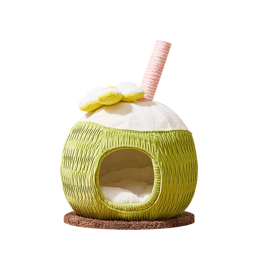 喵想树青椰猫窝四季通用小户型不占地封闭式安全感大猫猫咪睡窝 青椰窝