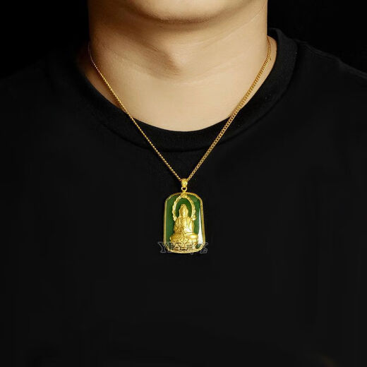 Recommended by Mr. Guanyin Blessing Pendant Men's Pendant Necklace R Open Mr. Recommended Guanyin Blessing Pendant