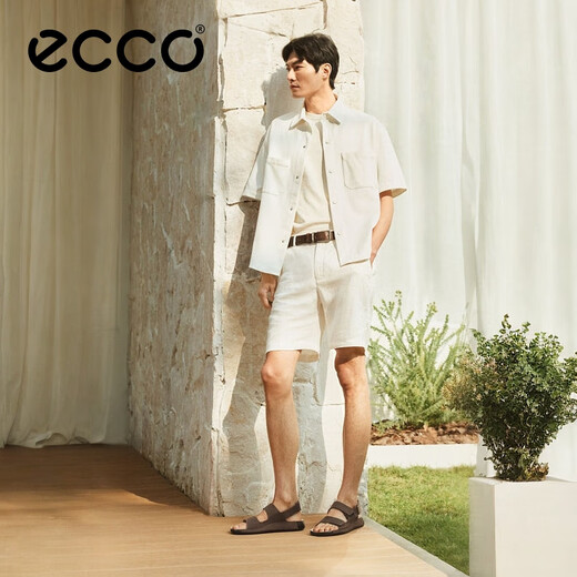 ECCO Sandalen Männer, Sommerlicht-Kee-resistenter äußere Sandalen Como 500944 Tonfarbe 41