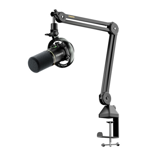 Maono Wireless Microphone Dynamic Radio Microphone Camera Live Broadcast Computer Mobile Phone Recording Noise Reduction Desktop Microphone Game Short Video Karaoke Professional Microphone Maono PD200W Cantilever Model Computer + Android/Apple 15 and above