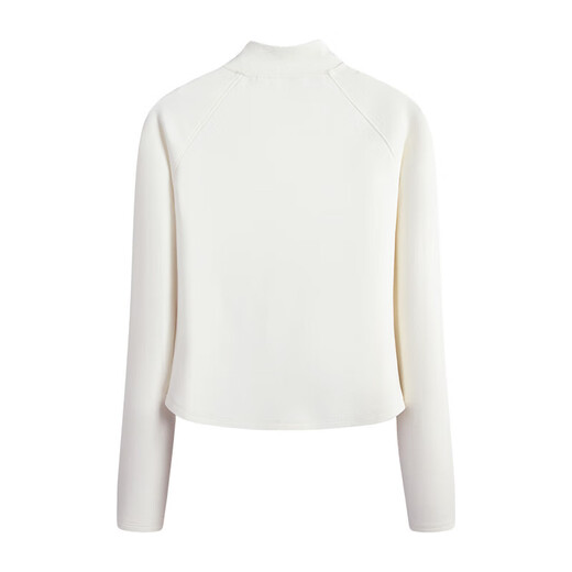 Navigare Italian small sailing boat locking temperature wool women's long-sleeved T-shirt autumn comfortable inner top half open collar T-shirt syrup color M