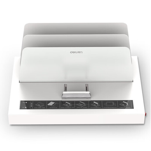 
Deli Hot Melt Financial Binding Machine, Fully Automatic Glue Installation Machine for Bid Contract Documents and Archives, Financial Accounting Voucher Office Cover Machine Binding into a Book Artifact 3882 [Binding 50mm/500 Pages]