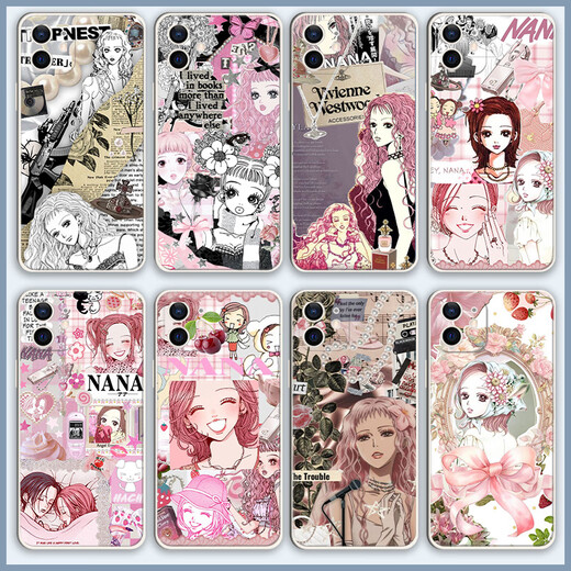 Wansile NANA Komatsu Nana mobile phone case peripherals The city’s Lianna mobile phone case protective case cartoon animation peripherals YZ9227 transparent shell/order message mobile phone model