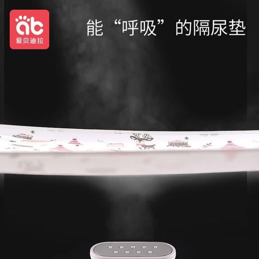 爱贝迪拉（AIBEDILA）婴儿隔尿垫纯棉a类防水透气可洗大尺寸姨妈护理儿童隔夜尿布床垫 A类纯棉-80*100cm-海底世界