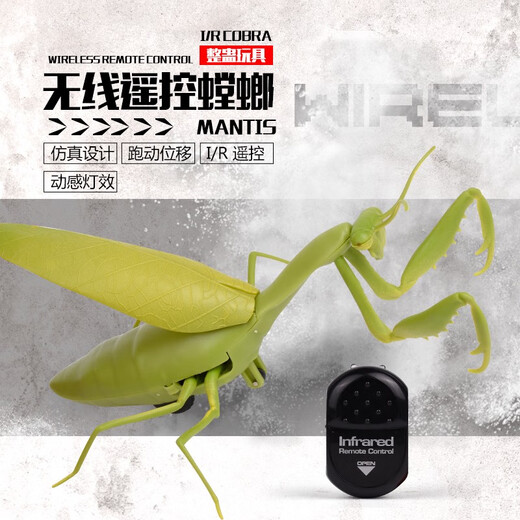 Mantis Fernbedienungssimulation Reptile Streichinsekten-Primar- und Sekundarschüler Spielzeug 3-7-8-12-jähriges Jungen und Mädchen klassische Version-Fernbedienungskontrolle Centipede Gelb und Schwarzes Modell 9901+ Snail upgradierte Version mit 22 Elektronik